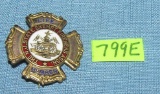 Fireman’s life membership badge