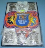 Vintage police badges and patches