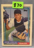 Vintage Jason Varitek rookie baseball card