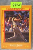 Vintage Mackey Sasser rookie baseball card