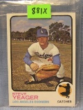 Vintage Steve Yeager rookie baseball card