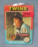 Vintage Bert Blyleven baseball card