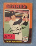 Vintage Dave Kingman baseball card