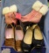 Box of vintage ladies shoes