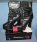 Pair of black size 9 high top platform shoes