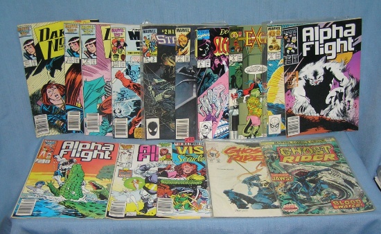 Group of 15 vintage Marvel comic books