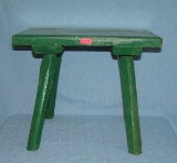 Antique painted bench circa early 1900's