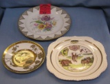 Group of 3 vintage plates