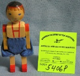 Antique wooden doll