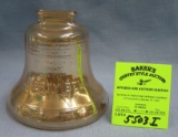 Vintage Carnival Glass Liberty Bell Bank