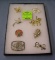 Collection of costume jewelry pins