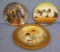 Group of 3 vintage collector plates