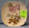 Great early floral decorated plate