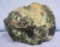 Large light to dark green mineral display piece
