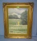 Matted and framed oil on canvas artist signed