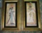 Pair of Egyptian art pieces matted and framed