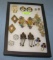 Group of vintage costume jewelry earrings