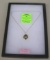 Bell Telephone Co. employee award necklace and locket