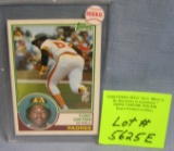 Vintage Tony Gwynn Topps rookie baseball card