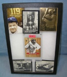 Babe Ruth all star baseball cards and booklet