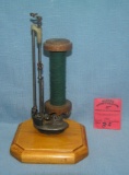 Antique cast iron and steel bobbin
