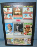 Vintage Johnny Bench all star baseball cards