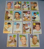 Group of vintage 1969 Topps baseball cards