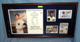 Mickey Mantle photo and card group