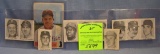 Group of vintage baseball cards and collectibles