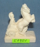 Vintage style Roman chariot figure