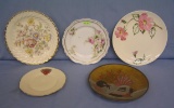 Group of 5 collectable plates