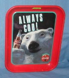 Classic Coca Cola Bear serving tray