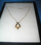 Lucerne pendant watch and necklace