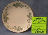 Vintage leaf decorated bone china dish