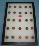 Group of vintage Lincoln copper pennies