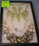 Pair of quality costume jewelry necklaces