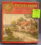 Vintage Gold Seal picture puzzle set with original box