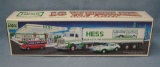 Vintage Hess 18 wheeler truck and race car