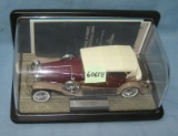 1930's style Duesenberg with original display case