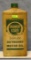 Quaker State outboard motor oil container