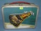 Vintage space themed domed shaped lunch box