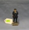 Early hand painted composition policeman figure