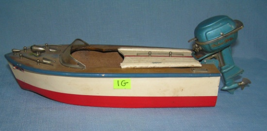 Wooden boat w/ Famous motors outboard motor