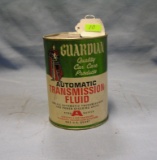 Vintage Guardian transmission fluid can