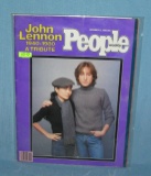 John Lennon and Yoko Ono on People magazine