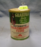 Vintage Guardian transmission fluid can