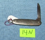 Miniature stainless steal pocket knife