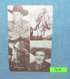 Lone Ranger and others arcade exhibit card