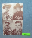 John Wayne others arcade exhibit card