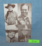 Gene Autry and others arcade exhibit card